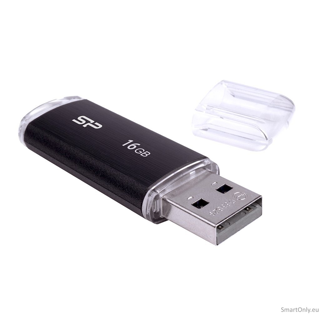 Silicon Power | Ultima U02 | 16 GB | USB 2.0 | Black Silicon Power | Ultima U02 | 16 GB | USB 2.0 | Black