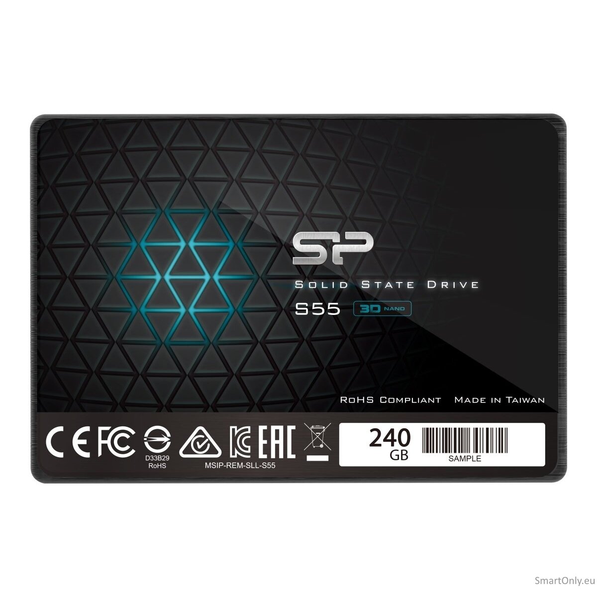 Silicon Power | Slim S55 | 240 GB | Solid-state drive interface SATA | Read speed 550 MB/s | Write speed 450 MB/s 5