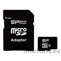 Silicon Power | 8 GB | MicroSDHC | Flash memory class 10 | SD adapter 3 Silicon Power | 8 GB | MicroSDHC | Flash memory class 10 | SD adapter 3