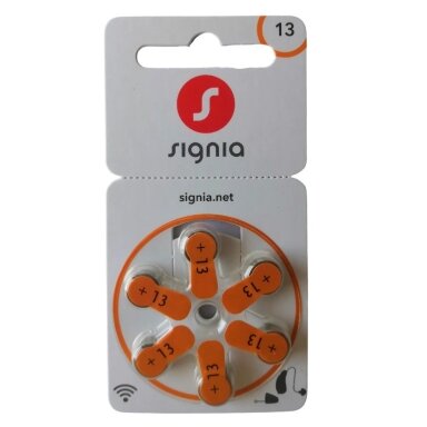Signia 13 PR48 6BL Hearing batteries 6 pcs
