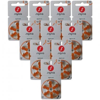 Signia 13 PR48 6BL Hearing batteries 60 pcs Signia 13 PR48 6BL Hearing batteries 60 pcs