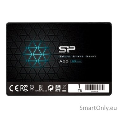 Silicon Power | A55 | 1000 GB | Solid-state drive interface SATA | Read speed 560 MB/s | Write speed 530 MB/s Silicon Power | A55 | 1000 GB | Solid-state drive interface SATA | Read speed 560 MB/s | Write speed 530 MB/s