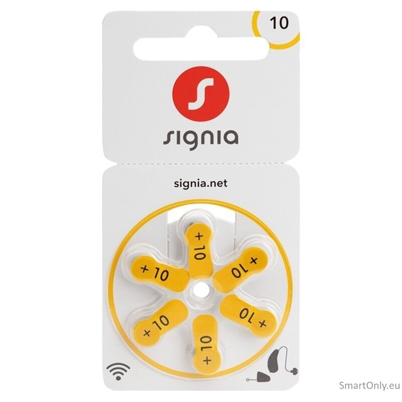 Signia 10 PR70 6BL Hearing batteries 60 pcs 1
