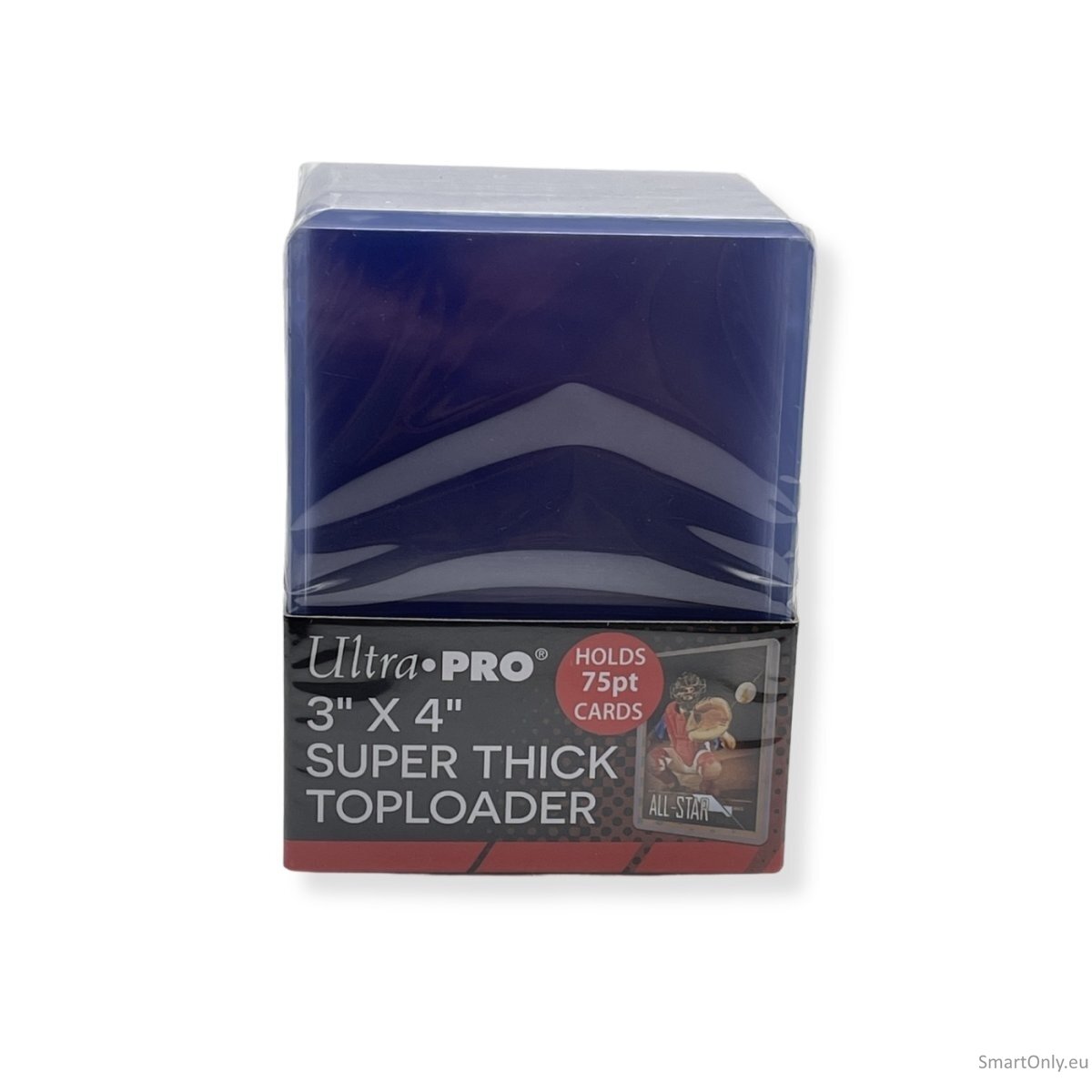Skaidrūs Super Thick Toploader kortų laikikliai 3" x 4" (75PT) 25 vnt. Ultra PRO 2