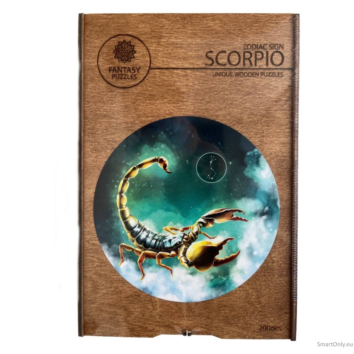Skorpionas (Zodiakai) Dėlionė Iš Medžio (200 detalių) Fantasy Puzzles 1 Skorpionas (Zodiakai) Dėlionė Iš Medžio (200 detalių) Fantasy Puzzles 1