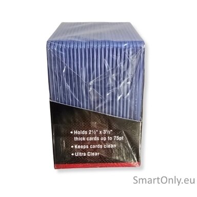 Skaidrūs Super Thick Toploader kortų laikikliai 3" x 4" (75PT) 25 vnt. Ultra PRO
