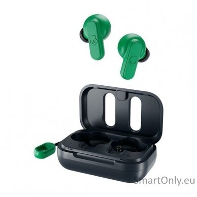 Skullcandy True Wireless Earbuds Dime  Wireless, In-ear, Microphone, Noise canceling, Wireless, Dark Blue/Green 2