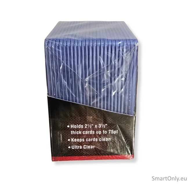 Skaidrūs Super Thick Toploader kortų laikikliai 3" x 4" (75PT) 25 vnt. Ultra PRO 1