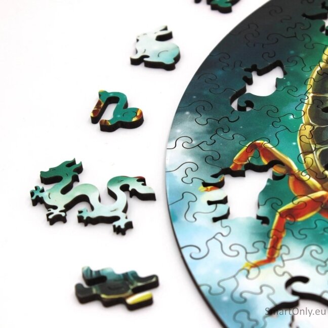 Skorpionas (Zodiakai) Dėlionė Iš Medžio (200 detalių) Fantasy Puzzles 5 Skorpionas (Zodiakai) Dėlionė Iš Medžio (200 detalių) Fantasy Puzzles 5