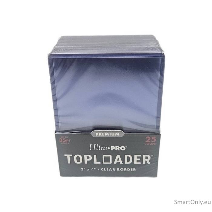 Skaidrūs Premium Toploader kortų laikikliai 3" x 4" (35PT) 25 vnt. Ultra PRO Skaidrūs Premium Toploader kortų laikikliai 3" x 4" (35PT) 25 vnt. Ultra PRO