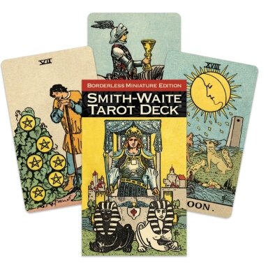 Smith-Waite Tarot Deck Borderless Mini Tarot cards US Games Systems