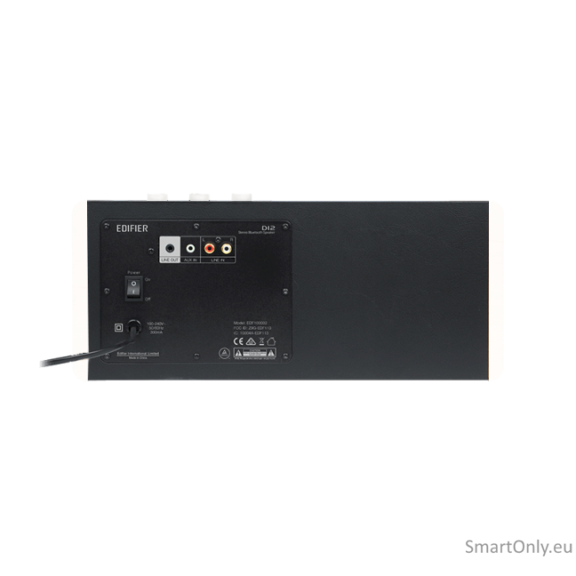 Small Powered Speaker | D12 | Bluetooth | White | Wireless connection 4