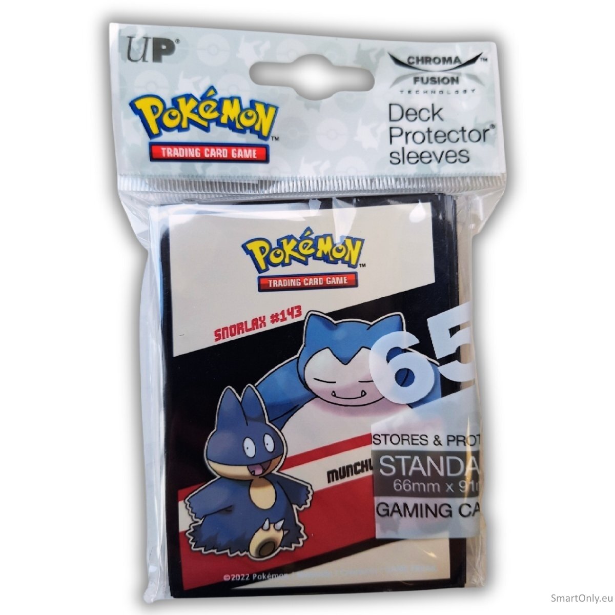 Snorlax and Munchlax Standard apsauginės kortų įmautės (65 kortoms) Pokémon Ultra Pro 3