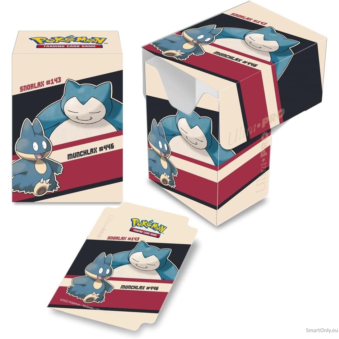 Snorlax and Munchlax Full-View kortų laikymo dėžutė Pokémon Ultra Pro 2