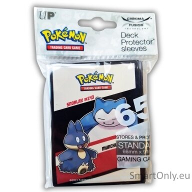 Snorlax and Munchlax Standard apsauginės kortų įmautės (65 kortoms) Pokémon Ultra Pro