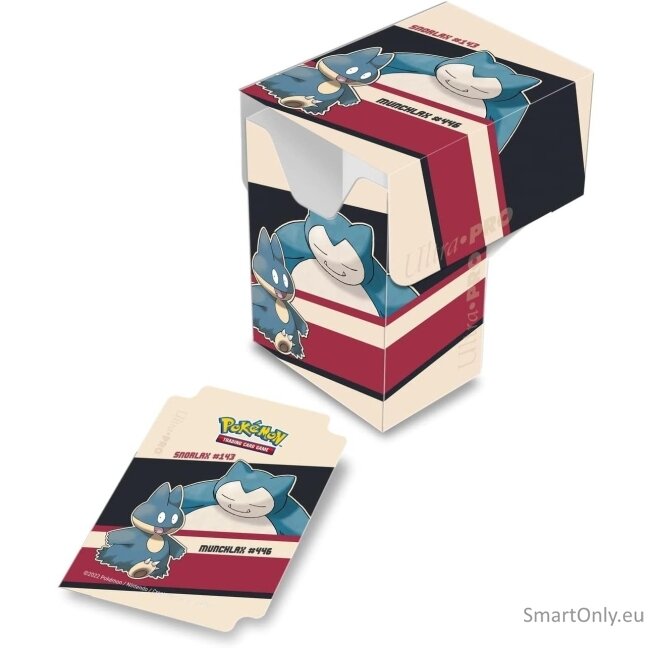 Snorlax and Munchlax Full-View kortų laikymo dėžutė Pokémon Ultra Pro Snorlax and Munchlax Full-View kortų laikymo dėžutė Pokémon Ultra Pro
