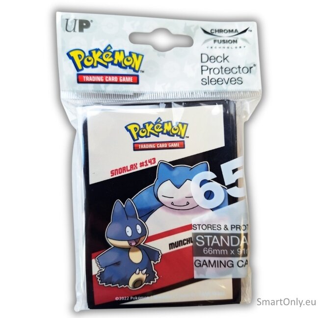 Snorlax and Munchlax Standard apsauginės kortų įmautės (65 kortoms) Pokémon Ultra Pro Snorlax and Munchlax Standard apsauginės kortų įmautės (65 kortoms) Pokémon Ultra Pro