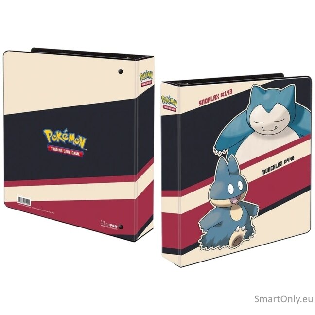 Snorlax & Munchlax 2 colių segtuvas Pokémon su 3 žiedais Ultra Pro 1