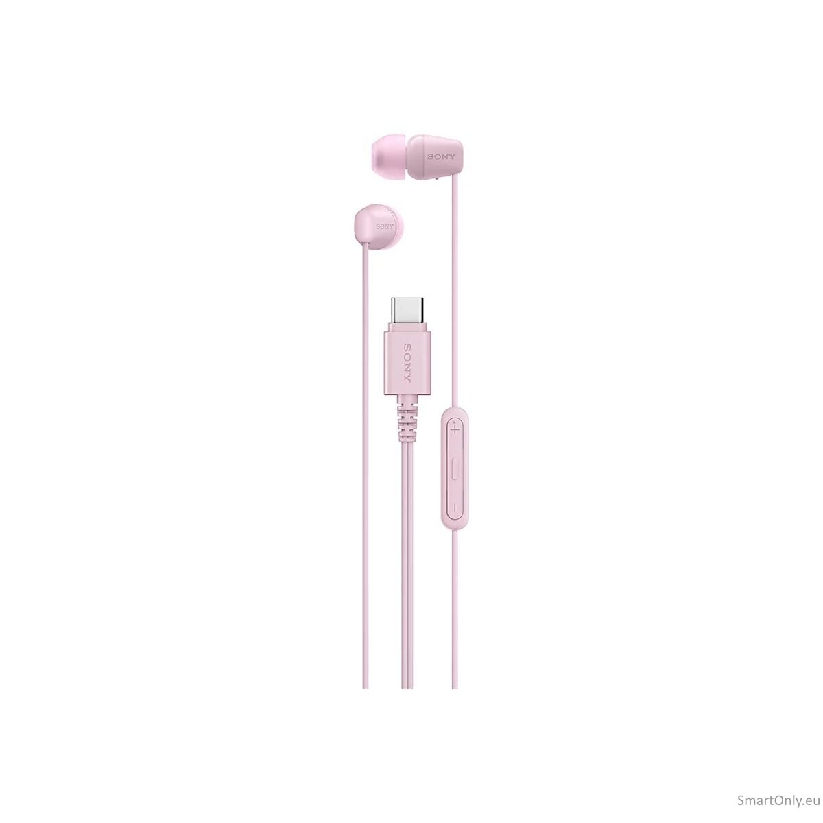 Sony IER‑EX15C USB‑C Wired Earbuds with Mic, Pink