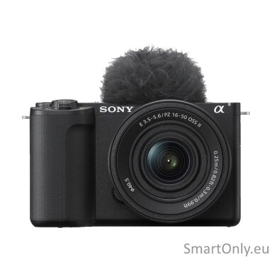 Sony Mirrorless Vlog Camera | ZV-E10M2KB ZV-E10 II and 16-50mm Lens Kit | Mirrorless Camera body | 27 MP | ISO sensitivity (max) 102400 | Display diagonal 3 " | Video recording | Wi-Fi | Fast Hybrid AF | Magnification 2 x | APS-C type (23.3 x 15.5 mm), Ex