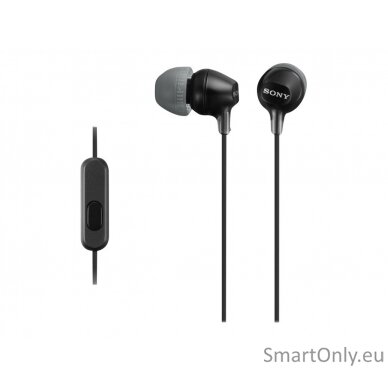 Sony EX series MDR-EX15AP In-ear, Black 3