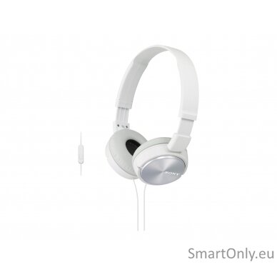 Sony Foldable Headphones MDR-ZX310 Headband/On-Ear, White 1