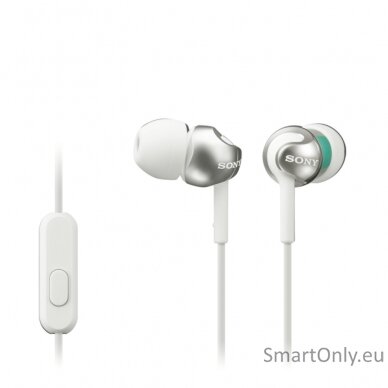 Sony In-ear Headphones EX series, White Sony MDR-EX110AP In-ear, White 1