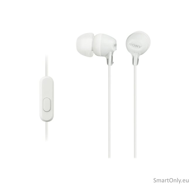 Sony EX series MDR-EX15AP In-ear White 1