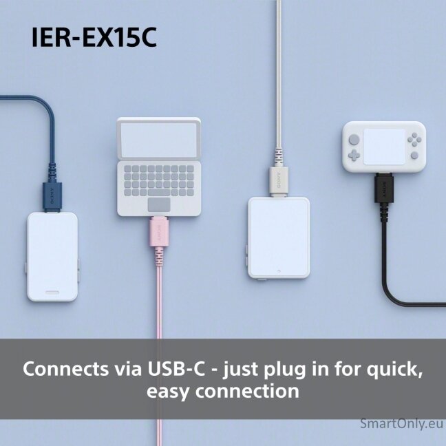 Sony IER‑EX15C USB‑C Wired Earbuds with Mic, Black 2 Sony IER‑EX15C USB‑C Wired Earbuds with Mic, Black 2