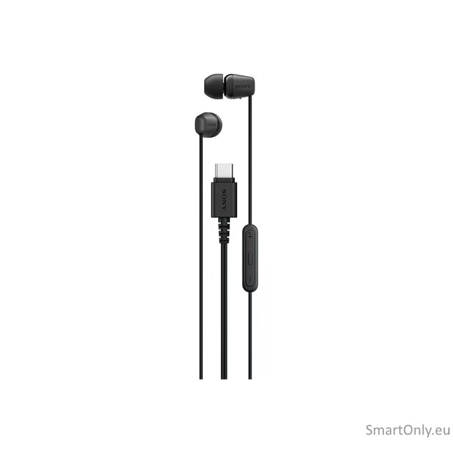 Sony IER‑EX15C USB‑C Wired Earbuds with Mic, Black
