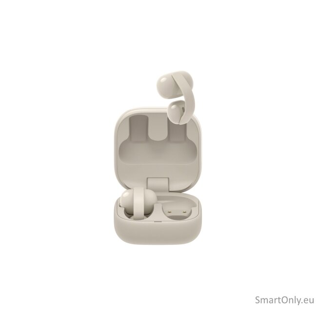 Sony LinkBuds WF-LC900 Clip Open-Ear Headphones, Greige | Sony Sony LinkBuds WF-LC900 Clip Open-Ear Headphones, Greige | Sony