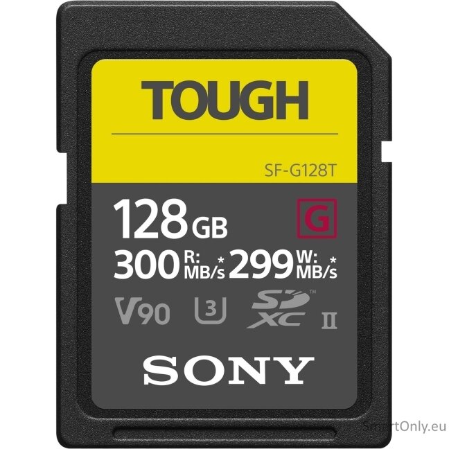 Sony | Tough Memory Card | UHS-II | 128 GB | SDXC | Flash memory class 10 Sony | Tough Memory Card | UHS-II | 128 GB | SDXC | Flash memory class 10