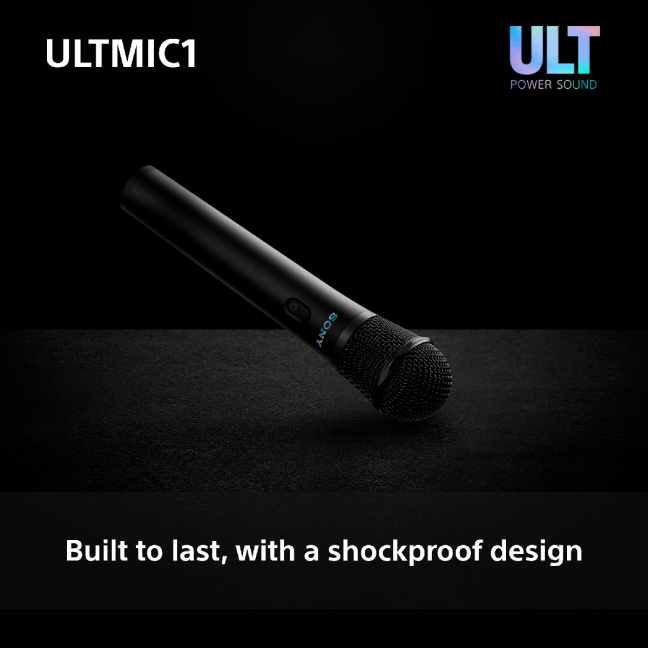 Sony ULTMIC1 Wireless Microphone Set with 2 Mics and Receiver | Sony 4 Sony ULTMIC1 Wireless Microphone Set with 2 Mics and Receiver | Sony 4