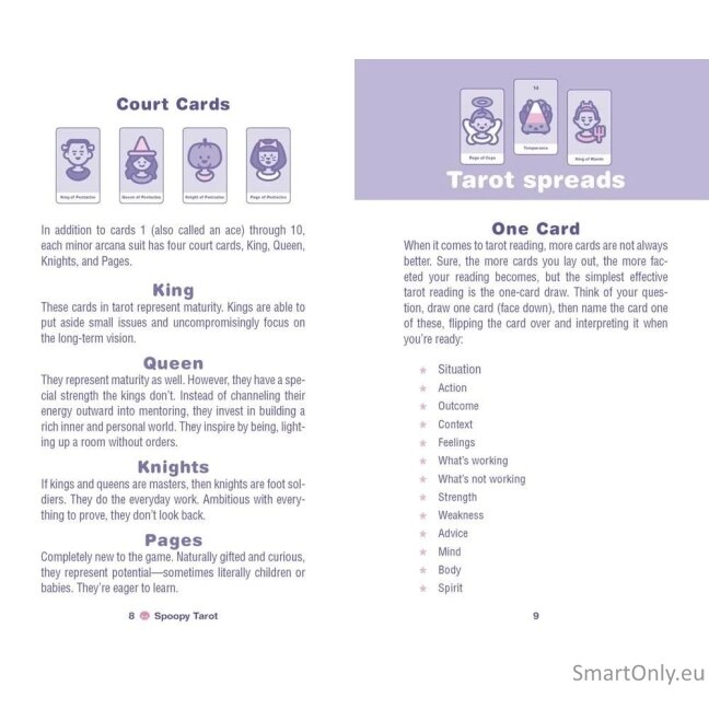 Spoopy Tarot kortos Sterling Ethos 1 Spoopy Tarot kortos Sterling Ethos 1