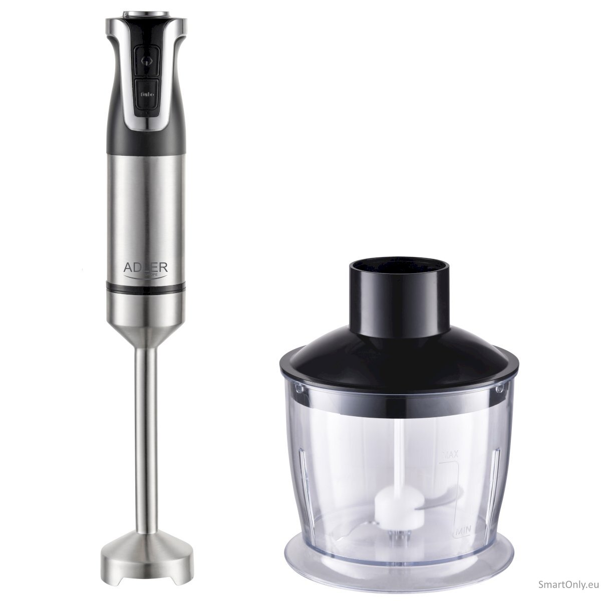 Stainless Steel/Black | 1800 W | Adler AD 4627 | Hand Blender Set | Number of speeds 20 | Chopper | Turbo mode 2 Stainless Steel/Black | 1800 W | Adler AD 4627 | Hand Blender Set | Number of speeds 20 | Chopper | Turbo mode 2