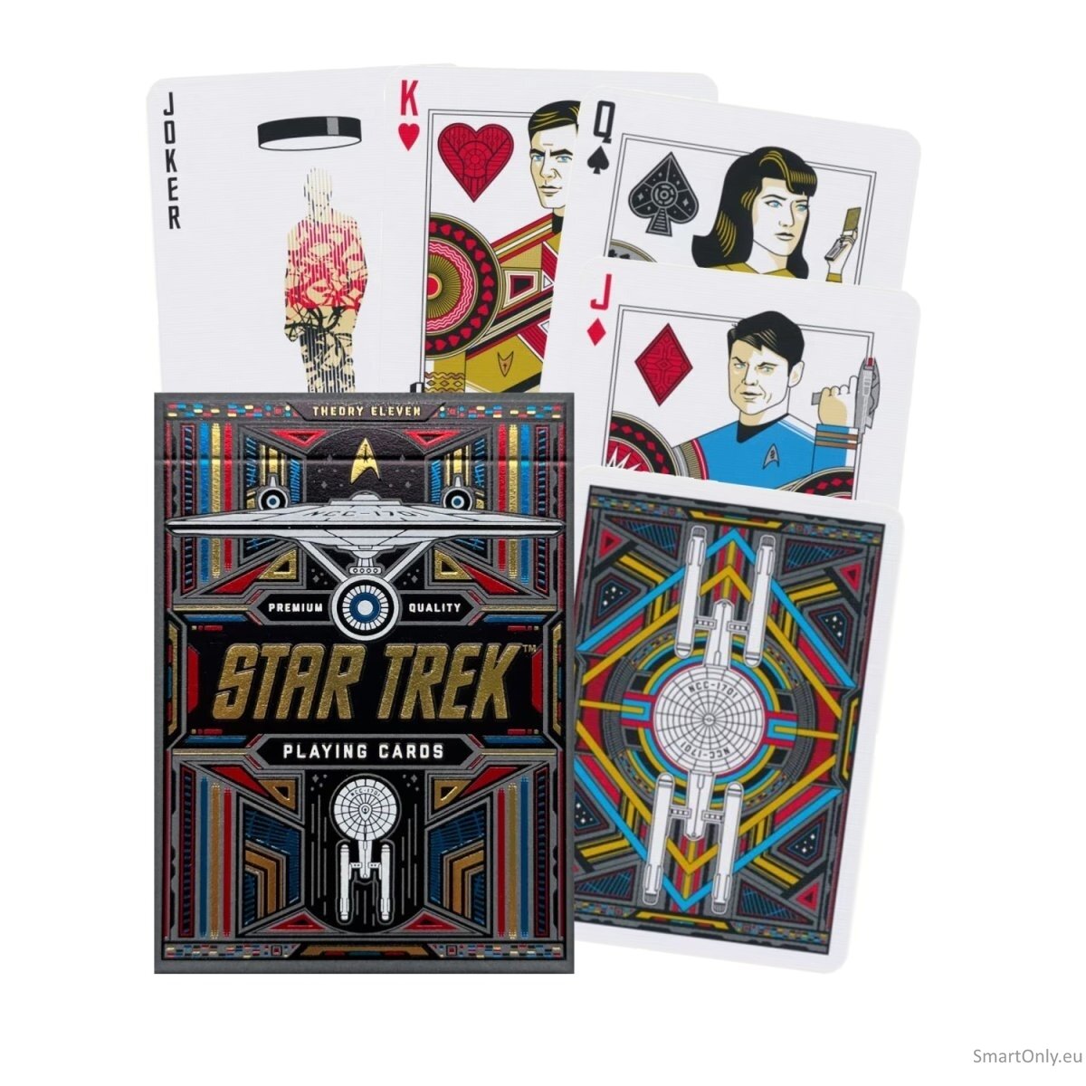 Star Trek Dark Edition žaidimo kortos Theory11 Star Trek Dark Edition žaidimo kortos Theory11
