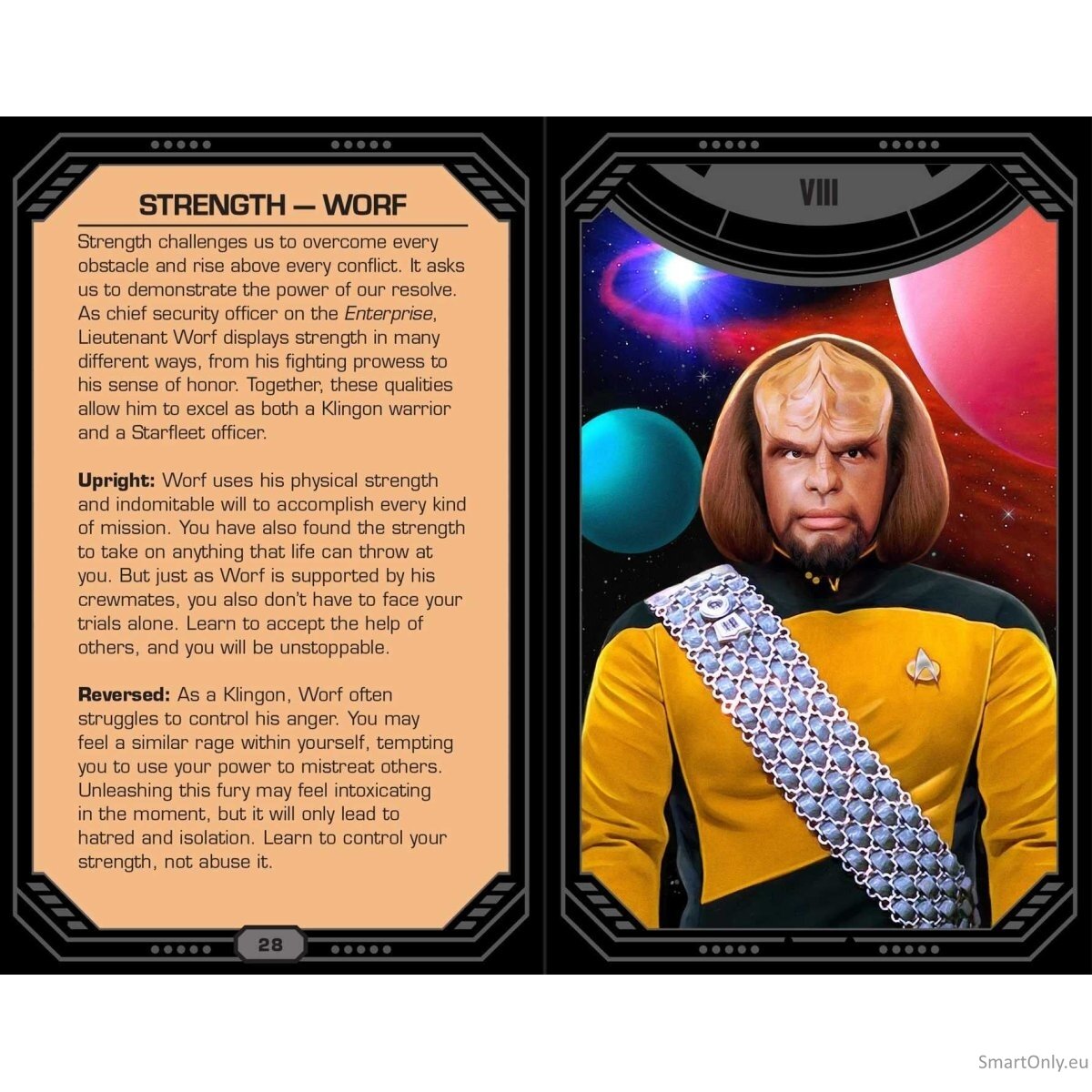Star Trek: The Next Generation Taro kortos Insight Editions 9 Star Trek: The Next Generation Taro kortos Insight Editions 9
