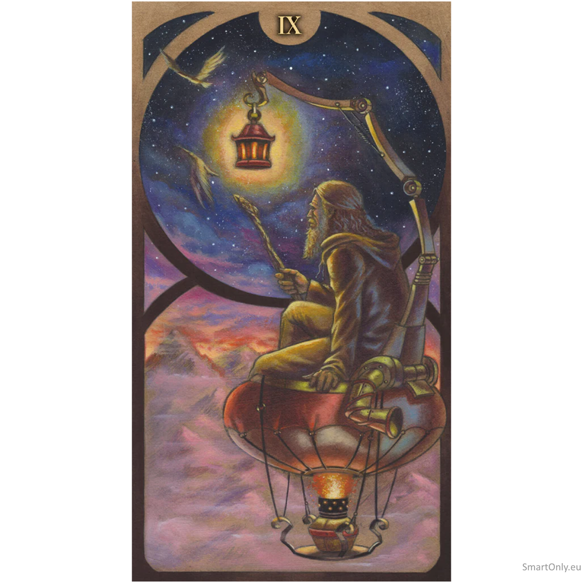 Steampunk Art Nouveau Tarot kortos Lo Scarabeo 1