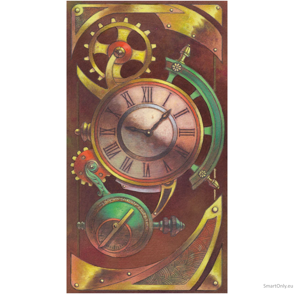 Steampunk Art Nouveau Tarot kortos Lo Scarabeo 3
