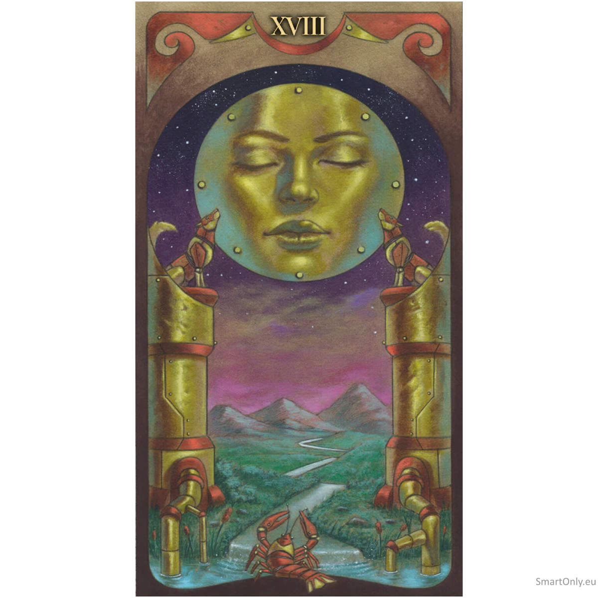 Steampunk Art Nouveau Tarot kortos Lo Scarabeo 6