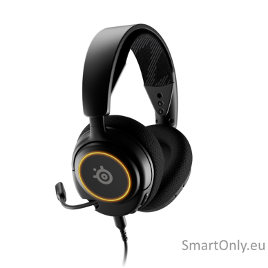 SteelSeries Gaming Headset Arctis Nova 3 Over-Ear, Built-in microphone, Black, Noise canceling 8