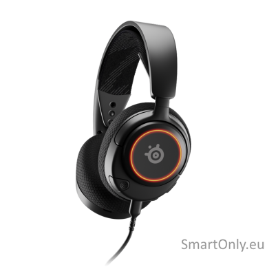 SteelSeries Gaming Headset Arctis Nova 3 Over-Ear, Built-in microphone, Black, Noise canceling