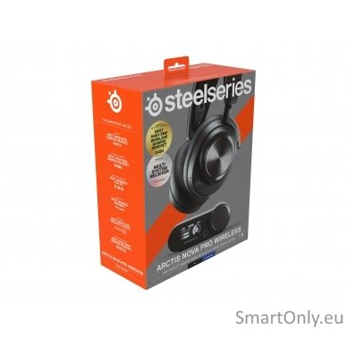 SteelSeries Gaming Headset Arctis Nova Pro Over-Ear, Built-in microphone, Black, Noise canceling, Wireless 16