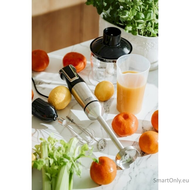 Stainless Steel/Black | 1800 W | Adler AD 4627 | Hand Blender Set | Number of speeds 20 | Chopper | Turbo mode 12 Stainless Steel/Black | 1800 W | Adler AD 4627 | Hand Blender Set | Number of speeds 20 | Chopper | Turbo mode 12