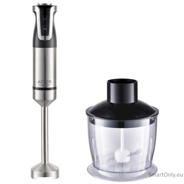 Stainless Steel/Black | 1800 W | Adler AD 4627 | Hand Blender Set | Number of speeds 20 | Chopper | Turbo mode 2 Stainless Steel/Black | 1800 W | Adler AD 4627 | Hand Blender Set | Number of speeds 20 | Chopper | Turbo mode 2