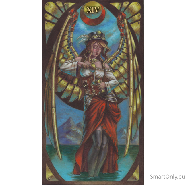 Steampunk Art Nouveau Tarot kortos Lo Scarabeo 4 Steampunk Art Nouveau Tarot kortos Lo Scarabeo 4