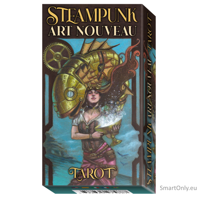 Steampunk Art Nouveau Tarot kortos Lo Scarabeo 5 Steampunk Art Nouveau Tarot kortos Lo Scarabeo 5