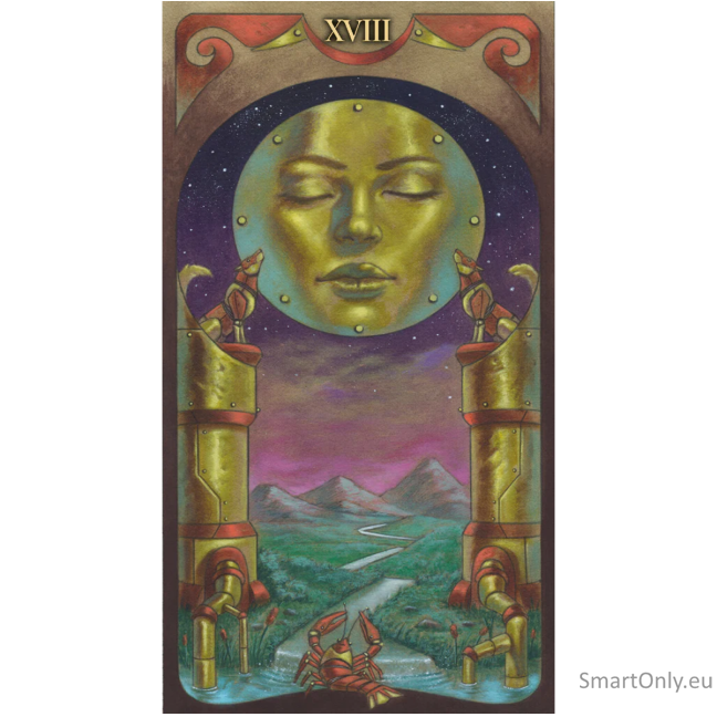 Steampunk Art Nouveau Tarot kortos Lo Scarabeo 6 Steampunk Art Nouveau Tarot kortos Lo Scarabeo 6