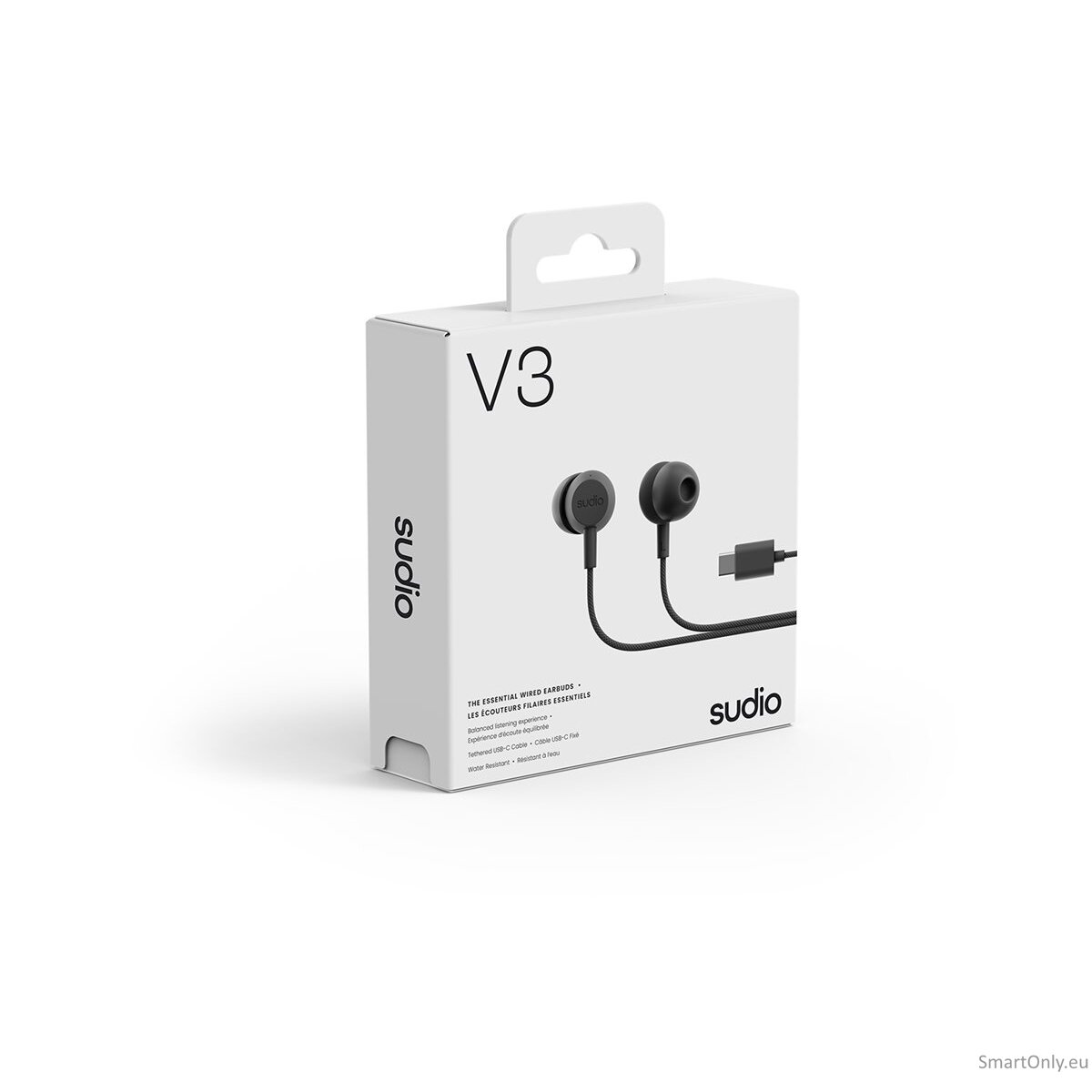 Sudio Earbuds | V3 | USB-C | In-ear | Microphone | Dusty Black 6