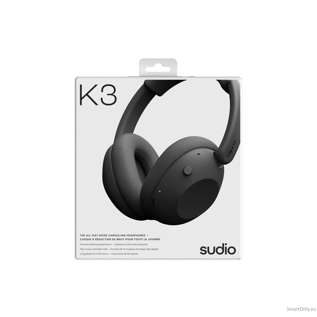 Sudio Headphones | K3 | Bluetooth | Over-ear | Microphone | Ink Black | Noise canceling | Wireless 7